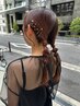 【結婚式のお呼ばれヘアに】ヘアアレンジ￥4950