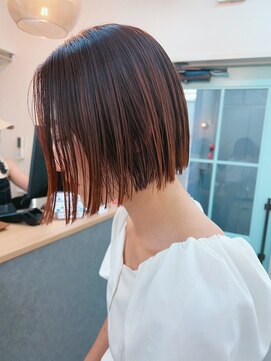 シビバイレボ(CIBI by revo) 地毛風カラー/ナチュラルレイヤーカット/ショートボブ[船橋]