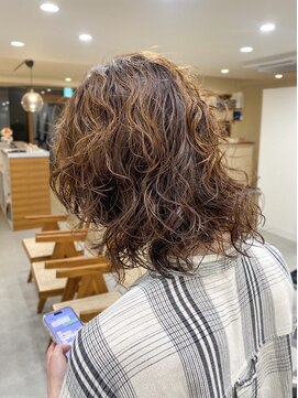 コルユニテ(col. unite) ニュアンスパーマ/パーマヘア/パーマスタイル/ミディアムヘア