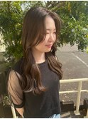 オリーブカラー/韓国風/透明感/