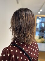 ヘア アトリエ テテ(hair atelier te'te)&nbsp;コテ巻き風　デジタルパーマ