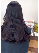 フィール アドバンス 袋井(feel advance)&nbsp;ブリーチ無し　濃いめのワインレッドカラー