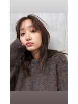 ソルトウォーター(SALT WATER) レイヤーカット/ブラウン/韓国ヘアー/ブリーチ/恵比寿/