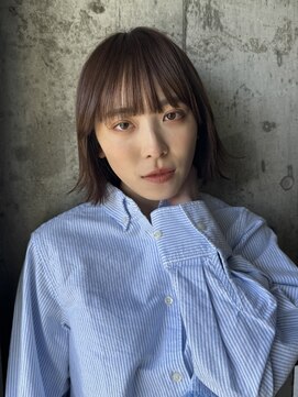 ノラジャーニー(NORA Journey) 【上田】ボブレイヤーカット地毛風ストレートオリーブカラー