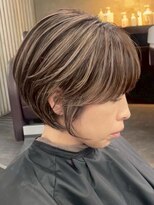 ハーシーバイアポロ 相模大野(HERSHE by apollo)&nbsp;xカット//ホワイトグレージュ/レイヤーカット/チェリーブラウン