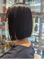 オーガニック リブ 川越(organic+live)&nbsp;20代30代かわいい切りっぱなしボブ