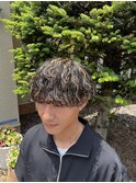 波巻きパーマ