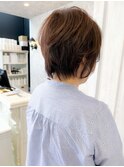 福山Caary20代30代40代50代60代ショートヘア小顔補正立体カット