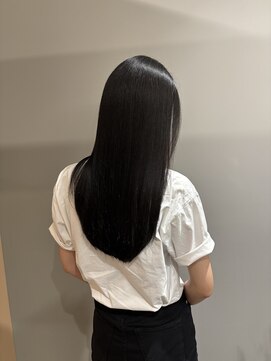 イオエ 西梅田(ioe) ブリーチなしカラー／髪質改善/ミルクティーベージュ/顔へア