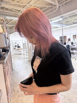 ファンド 千葉(fand) デザインカラー/イメチェンピンクベージュ/ミディアムレイヤー