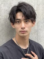 アーリー(Ali'i)&nbsp;爽やかコンマバングソフトツイストパーマハーフアップバング