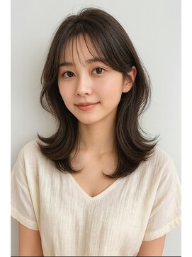 ウルヘアー 緑地公園(ulu hair) くびれひし形ミディ30代/40代/50代