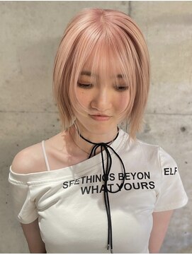 ロンドフルール 大宮東口(Lond fleur) ミニウルフレイヤーカット顔周りカット前髪カット韓国ボブ/大宮