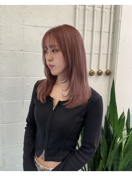 ホワイトルーム(White Room) くすみピンク＋ミディアムレイヤー