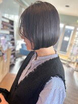 ヘアラウンジ アングゥ(hair lounge ungu)&nbsp;まとまる丸みミニボブ
