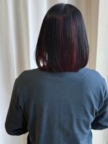 ベルフェミンイオンS.C&nbsp;チラ見え赤で楽しむ大人可愛いインナーカラー