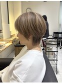 首元すっきり◯大人女性丸みショート