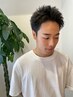 【頭皮の疲れをスッキリ♪】カット＋炭酸ヘッドスパ＋眉毛カット　￥5500