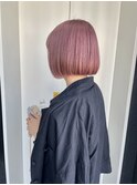 横浜で叶えるラベンダーカラーのショートボブ