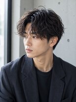 ウィールール 札幌店(WE RULE)&nbsp;20代30代 波巻きパーマ センターパート 再現性◎