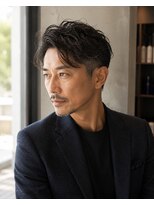 MEN's Baguz MEN'Sカット/ MEN'Sパーマ/ MEN'Sカラー 大人メンズ無造作ウェーブパーマ