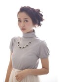 オール編み込みアップ