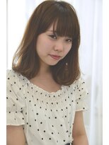 アドラーブル 長岡リップス旭岡店(adorable)&nbsp;大人可愛い無造作カール★オレンジベージュ×ツヤ感