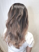 リー 京橋(Lee)&nbsp;［Lee京橋］田中 バレイヤージュxミルクティーベージュ