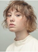 【MINX知念】くせ毛を活かしたニュアンスボブ