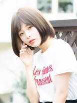 アンド ストーリーズ(&STORIES)&nbsp;ショートボブ【スリークボブ/アッシュブラウン/厚めバング】小林