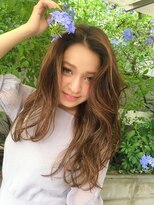 ラル 立川(lar)&nbsp;lar STYLE_オリーブベージュレイヤーカットウェットヘア