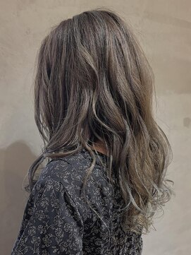 スーリール 今宿店(Sourire) たっぷりハイライトロング　【青木奈那】