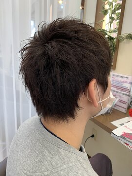 コアフィールフィス(COIFFURE fils) 《見附 今町》メンズ 短髪ショート ナチュラルブラウン