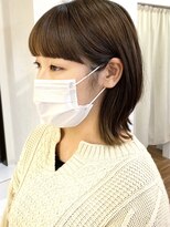ノラキチジョウジ(NORA KICHIJOJI)&nbsp;ウルフカットワイドバング耳かけボブ切りっぱなしボブに飽きた方