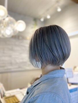 リシャール(R’E CHALE) ショート×ハイトーンアッシュグレー