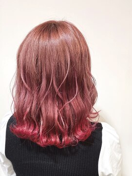 ジェイエルビー(JLB) 【JLB・yuu】裾カラー/Cherry pink