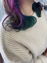 ガルボ ヘアー(garbo hair)&nbsp;#高知 #おすすめ #月曜営業 #カラフル #インナーカラー