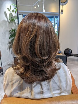 アンド(&.) ミルクティーカラーのくびれレイヤー☆