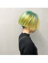 タグ(#tag)&nbsp;#刈り上げショート×グラデーションカラー