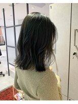 ヨーク(YOKE)&nbsp;【 YOKE 】ダークグレージュブルージュ切りっぱなしボブロブ