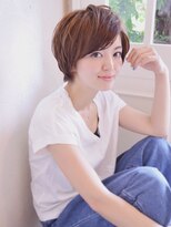 ハウスアンドヘアーワークス(House&Hair works) 前髪長め大人小顔ショート30代40代50代　藤沢