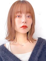 セイドット フクオカ(Say.FUKUOKA)&nbsp;【Say.福岡】外ハネ×切りっぱなしボブ×ハイトーンカラー×前髪