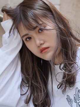 ヒース 姪浜(Heath) チョコレートブラウン シースルーバング 顔周りレイヤー