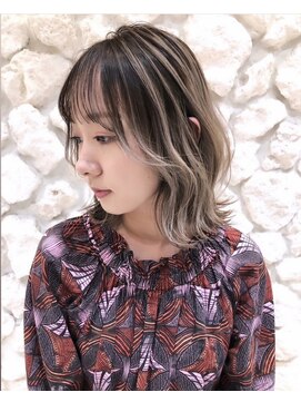 モアナバイヘッドライト 綱島店(Moana by HEADLIGHT) 【Moana綱島】#パーマ巻き#コントラストハイライト#ベージュ