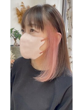 ノア(noa.) ペールピンクのイヤリングカラー