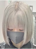 bob×silver[新宿駅/グレーベージュ/レイヤーロング]