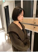 <丸山日向>ボブスタイル x ナチュラル地毛風カラー