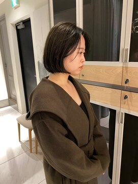 ヘアサロンガリカアオヤマ(hair salon Gallica aoyama) <丸山日向>ボブスタイル x ナチュラル地毛風カラー