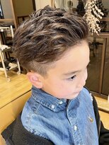 クラップス 横須賀中央店(CLAPS) キッズカットフェードメンズマッシュショートメンズパーマ