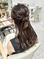 ゼストララ(ZEST Lara)&nbsp;華やかハーフアップ☆お呼ばれアレンジ【吉祥寺】misaki